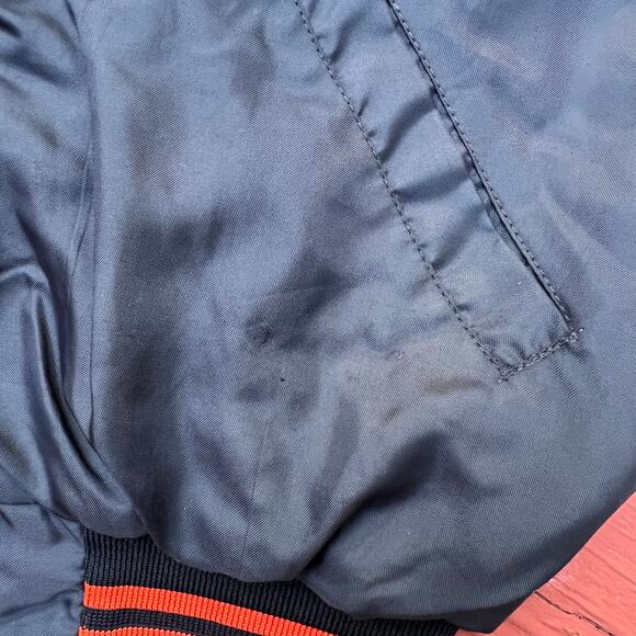 Vintage 80s Gretchen Libertyville Wildcats Basketball Bomber Jacket Varsity 90s - Picture 10 of 15